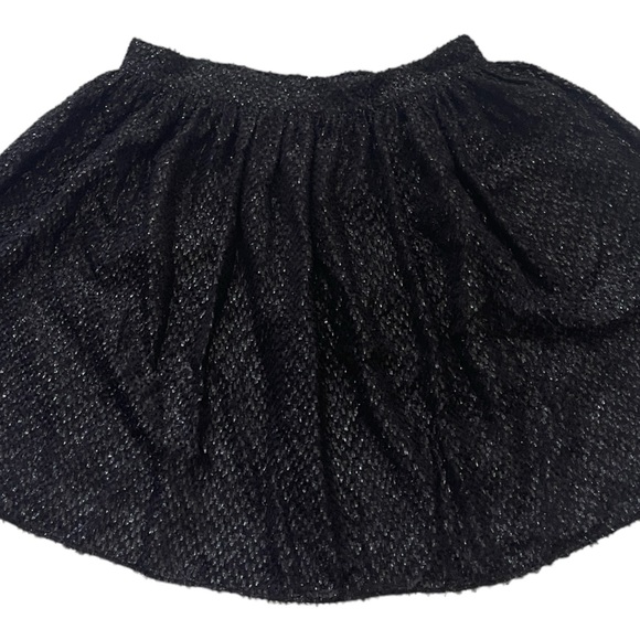 MICHAEL Michael Kors Black Silk Blend Sequin Flare Skirt Women's Size 8 NWT - Picture 4 of 13